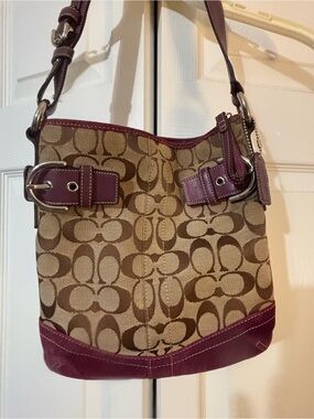 Coach | Bags | Authentic Coach F525 Signature Satin Carly | Poshmark